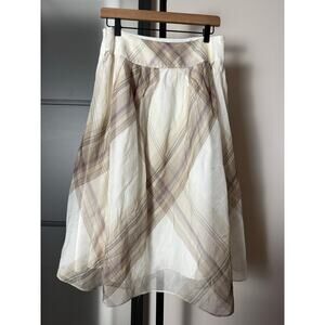 Vintage Talbots Pure Silk Full Skirt Size 8